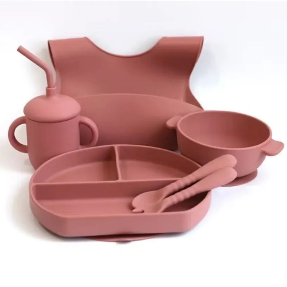 BRAND NEW SILICONE BABY FEEDING SET G1